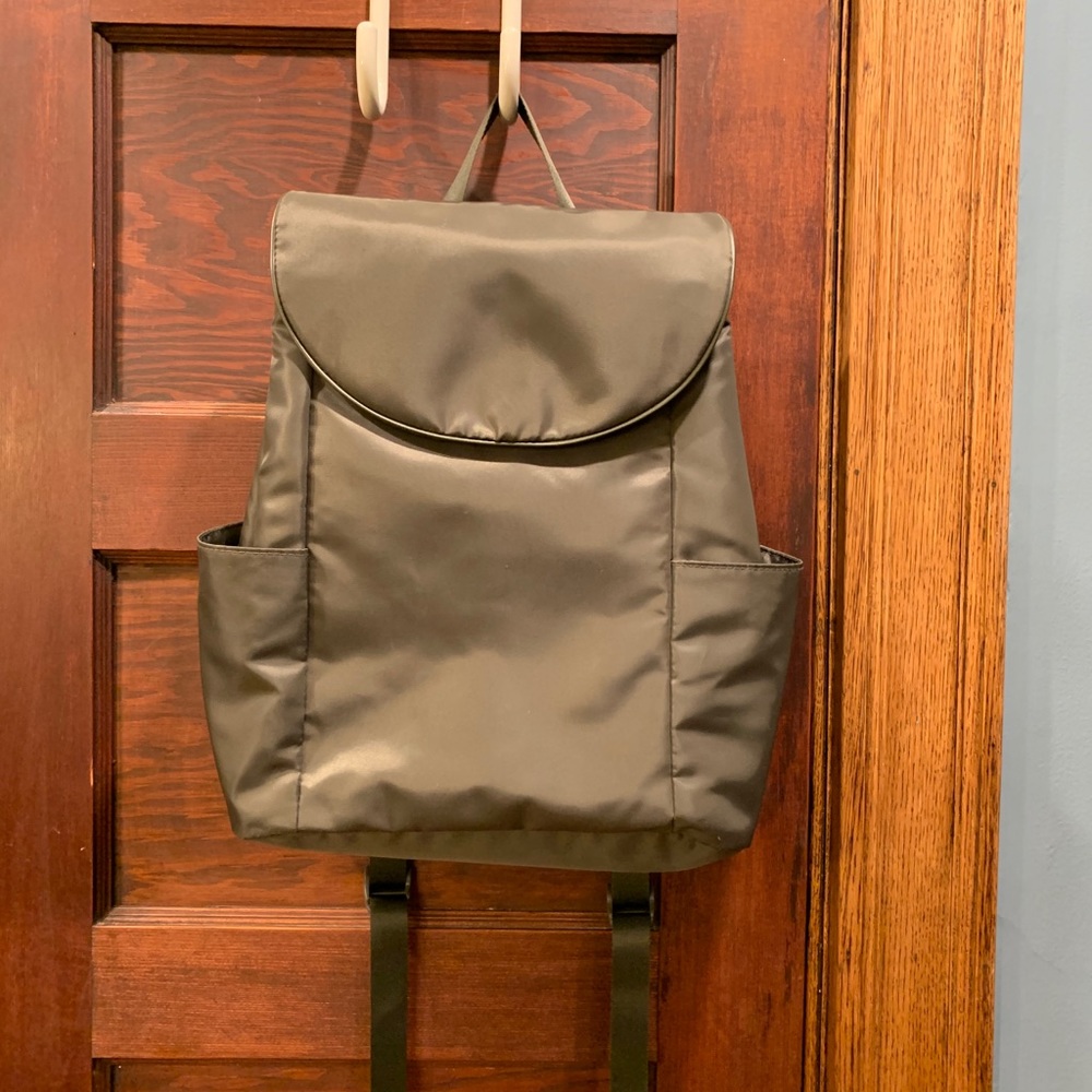 Backpack with laptop sleeve